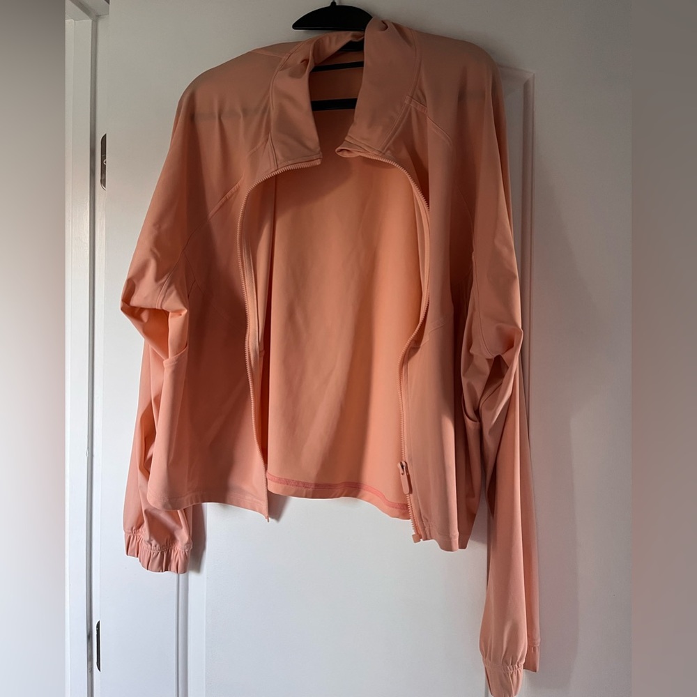 Peach Amazon Workout Zip-Up Jacket